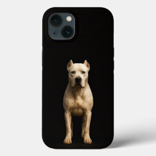 Black 4 Luxe iPhone 13, Bold Dogo Argentino 13 Case
