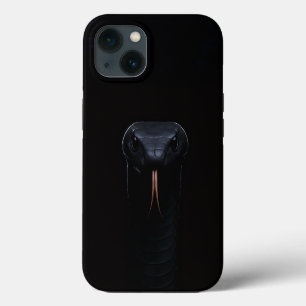 Black 4 Luxe iPhone 13 Case, Black Mamba Elegance Case
