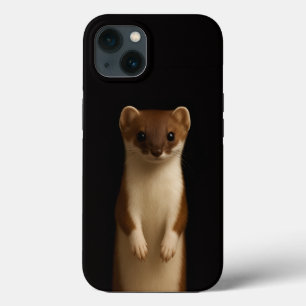 Black 4 Luxe iPhone 13, Elegant Weasel 13 Case
