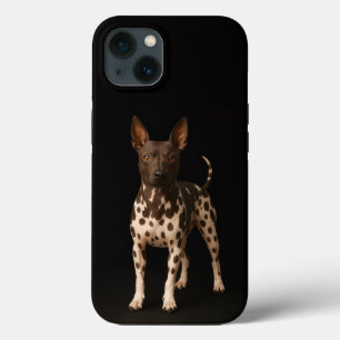 Black 4 Luxe iPhone 13, Hairless Terrier iPhone 13 Case