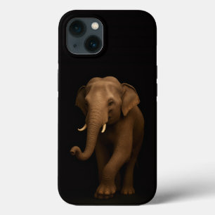Black 4 Luxe iPhone 13, Indian Elephant iPhone 13 Case