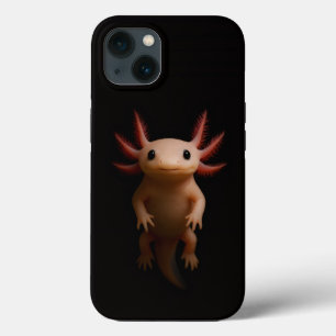 Black 4 Luxe iPhone 13, Mexican Axolotl 13 Case
