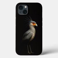 Black 4 Luxe iPhone 13, Secretary Bird