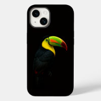 Black 4 Luxe iPhone 14 Case, Keel Billed Tucan