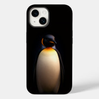 Black 4 Luxe iPhone 14 Case-Mate, Emperor Penguin