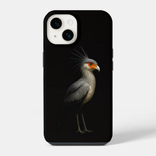 Black 4 Luxe iPhone 14 Case-Mate, Secretarybird Case
