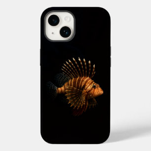 Black 4 Luxe iPhone 14 Case, Red Lionfish Case-Mate iPhone 14 Case
