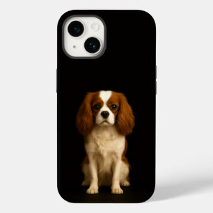 Black 4 Luxe iPhone 14 Mate, Cavalier Spaniel Case-Mate iPhone 14 Case
