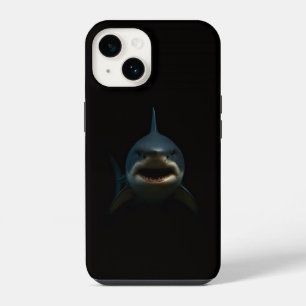 Black 4 Luxe iPhone 14 Mate, Great White Shark Case