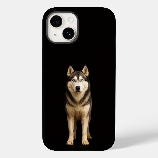 Black 4 Luxe iPhone 14 Mate, Icy Elite Husky Case-Mate iPhone Case (Back)