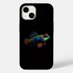 Black 4 Luxe iPhone 14 Mate, Mandarin Dragonet Case-Mate iPhone 14 Case