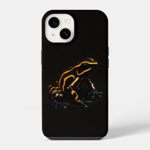Black 4 Luxe iPhone 14 Mate, Orange Black Frog Case