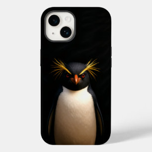 Black 4 Luxe iPhone 14 Mate, Rockhopper Penguin Case-Mate iPhone 14 Case