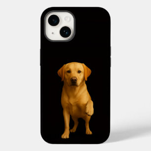 Black 4 Luxe iPhone 14 Mate, Tender Labrador Case-Mate iPhone 14 Case