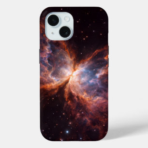 Black 4 Luxe iPhone 15 Case, Butterfly Nebula Case