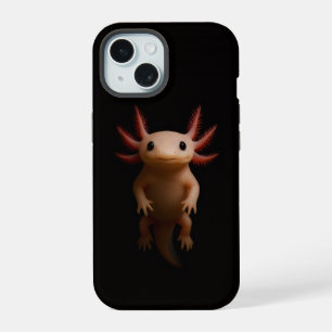 Black 4 Luxe iPhone 15 Case-Mate, Mexican Axolotl Case