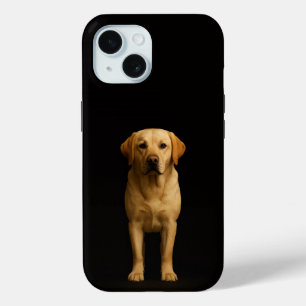 Black 4 Luxe iPhone 15 Case, Minimalist Case