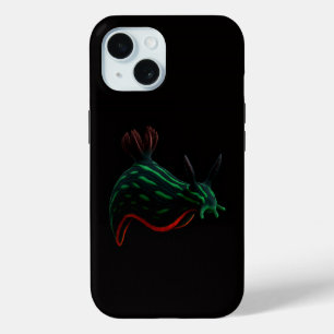 Black 4 Luxe iPhone 15 Mate, Neon Sea Slug Case