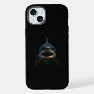 Black 4 Luxe iPhone 15 Plus, Great White Shark Plus Case