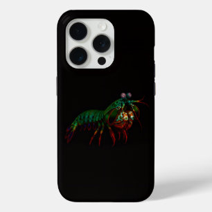 Black 4 Luxe iPhone 15 Pro Mate, Mantis Shrimp iPhone 15 Pro Case