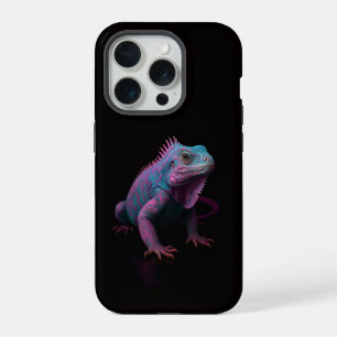 Black 4 Luxe iPhone 15 Pro Mate, Pink Iguana Case