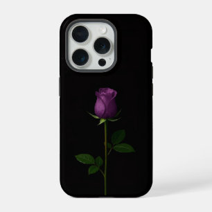 Black 4 Luxe iPhone 15 Pro Mate Royal Violet Rose Case