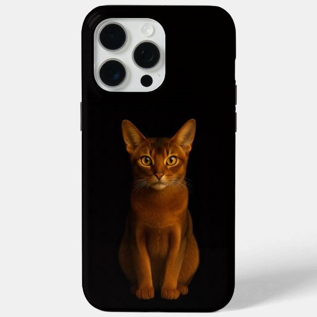 Black 4 Luxe iPhone 15 Pro Max, Abyssinian Beauty Case-Mate iPhone Case (Back)
