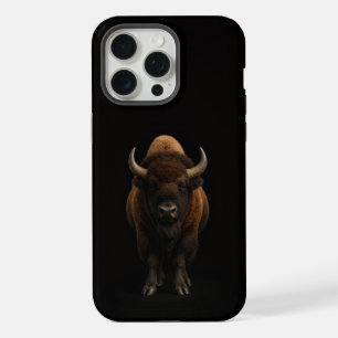 Black 4 Luxe iPhone 15 Pro Max, American Bison Max Case