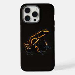 Black 4 Luxe iPhone 15 Pro Max, Black Orange Frog Max Case