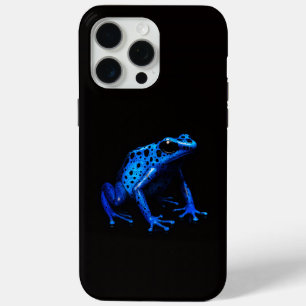 Black 4 Luxe iPhone 15 Pro Max, Blue Frog iPhone 15 Pro Max Case