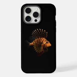Black 4 Luxe iPhone 15 Pro Max, Blue Red Lionfish Max Case