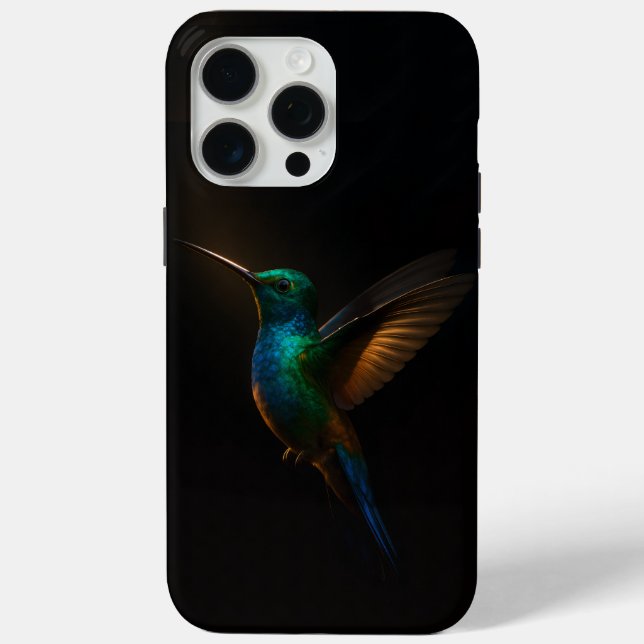 Black 4 Luxe iPhone 15 Pro Max Case, Flying Bird Case-Mate iPhone Case (Back)