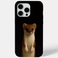 Black 4 Luxe iPhone 15 Pro Max, Elegant Weasel