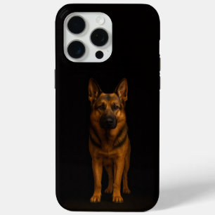Black 4 Luxe iPhone 15 Pro Max, German Shepherd Max Case