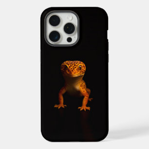 Black 4 Luxe iPhone 15 Pro Max, Leopard Gecko Max Case