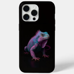 Black 4 Luxe iPhone 15 Pro Max, Pink Iguana iPhone 15 Pro Max Case