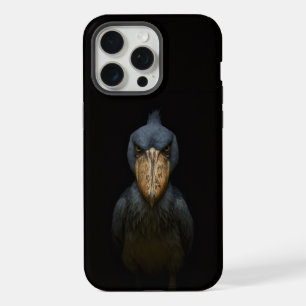 Black 4 Luxe iPhone 15 Pro Max, Shoebill Bird Max Case