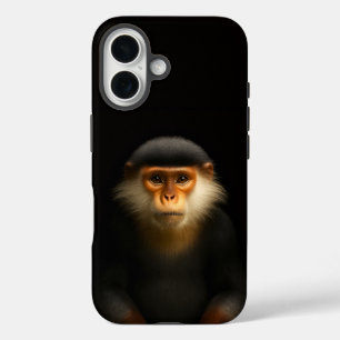 Black 4 Luxe iPhone 16 Case-Mate, Red Douc Langur iPhone 16 Case