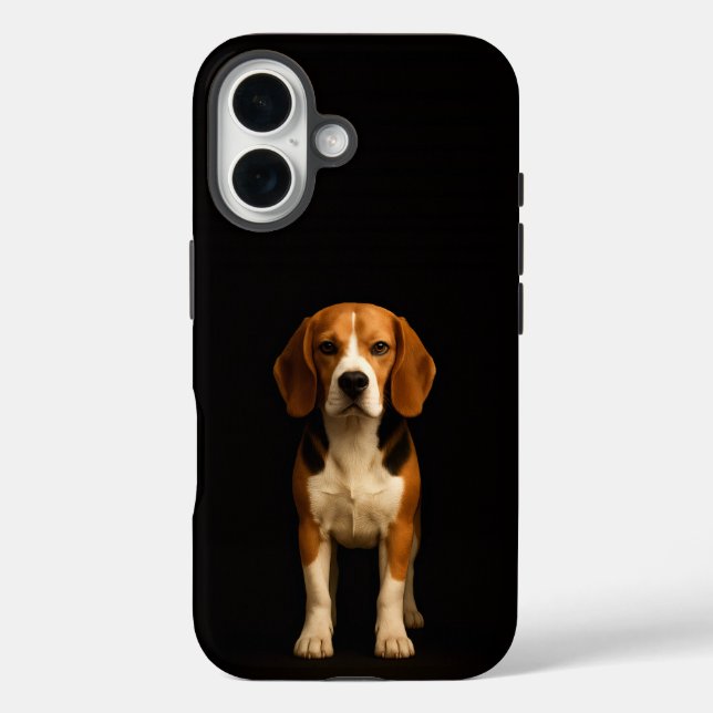 Black 4 Luxe iPhone 16 Mate, Kind Beagle Case-Mate iPhone Case (Back)