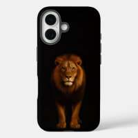 Black 4 Luxe iPhone 16 Mate, Majestic Lion