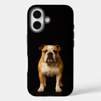 Black 4 Luxe iPhone 16 Mate, Stamina Bulldog Case