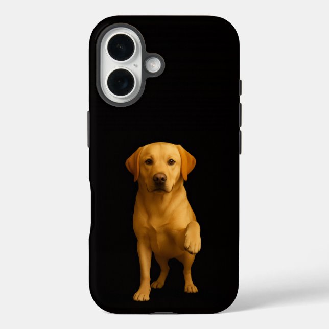 Black 4 Luxe iPhone 16 Mate, Tender Labrador Case-Mate iPhone Case (Back)