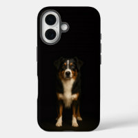 Black 4 Luxe iPhone 16 Mate, Wise Aussie Shepherd 