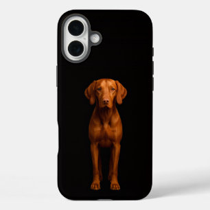 Black 4 Luxe iPhone 16 Plus, Agile Vizsla Dog iPhone 16 Plus Case