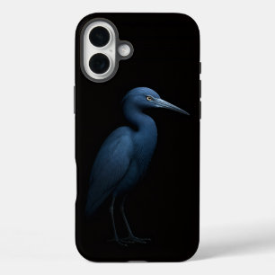 Black 4 Luxe iPhone 16 Plus, Little Blue Heron Plus Case