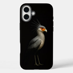 Black 4 Luxe iPhone 16 Plus, Secretarybird Plus Case