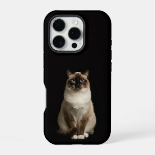 Black 4 Luxe iPhone 16 Pro, Birmanese Cat Pro Case