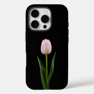 Black 4 Luxe iPhone 16 Pro, Blush Pink Tulip Pro Case