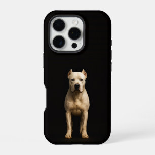 Black 4 Luxe iPhone 16 Pro, Bold Dogo Argentino Pro Case