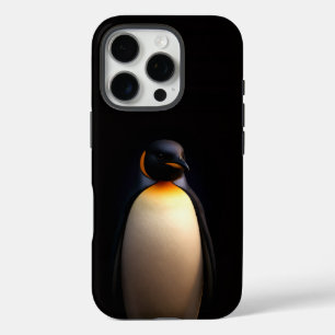 Black 4 Luxe iPhone 16 Pro, Emperor Penguin Pro Case